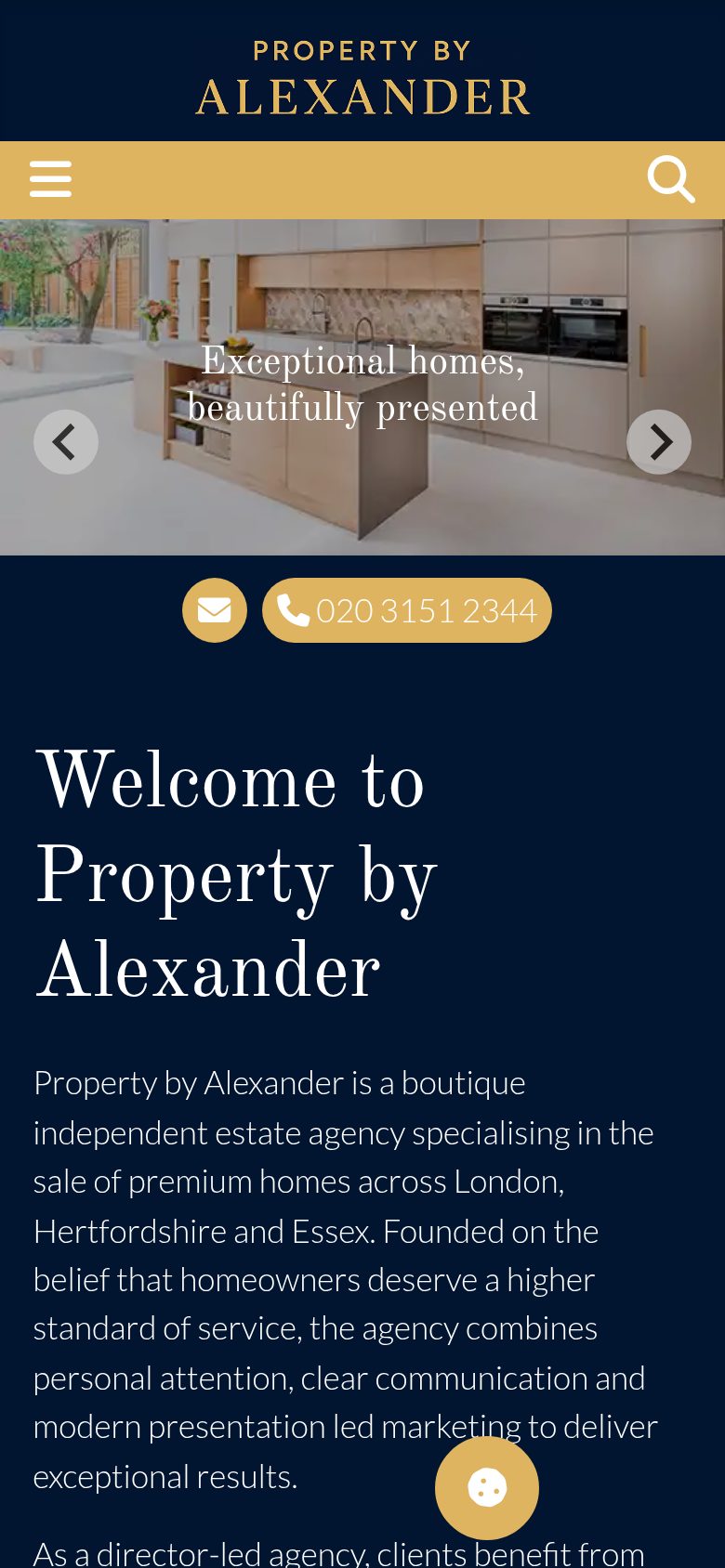 PROPERTY BY ALEXANDER — original website